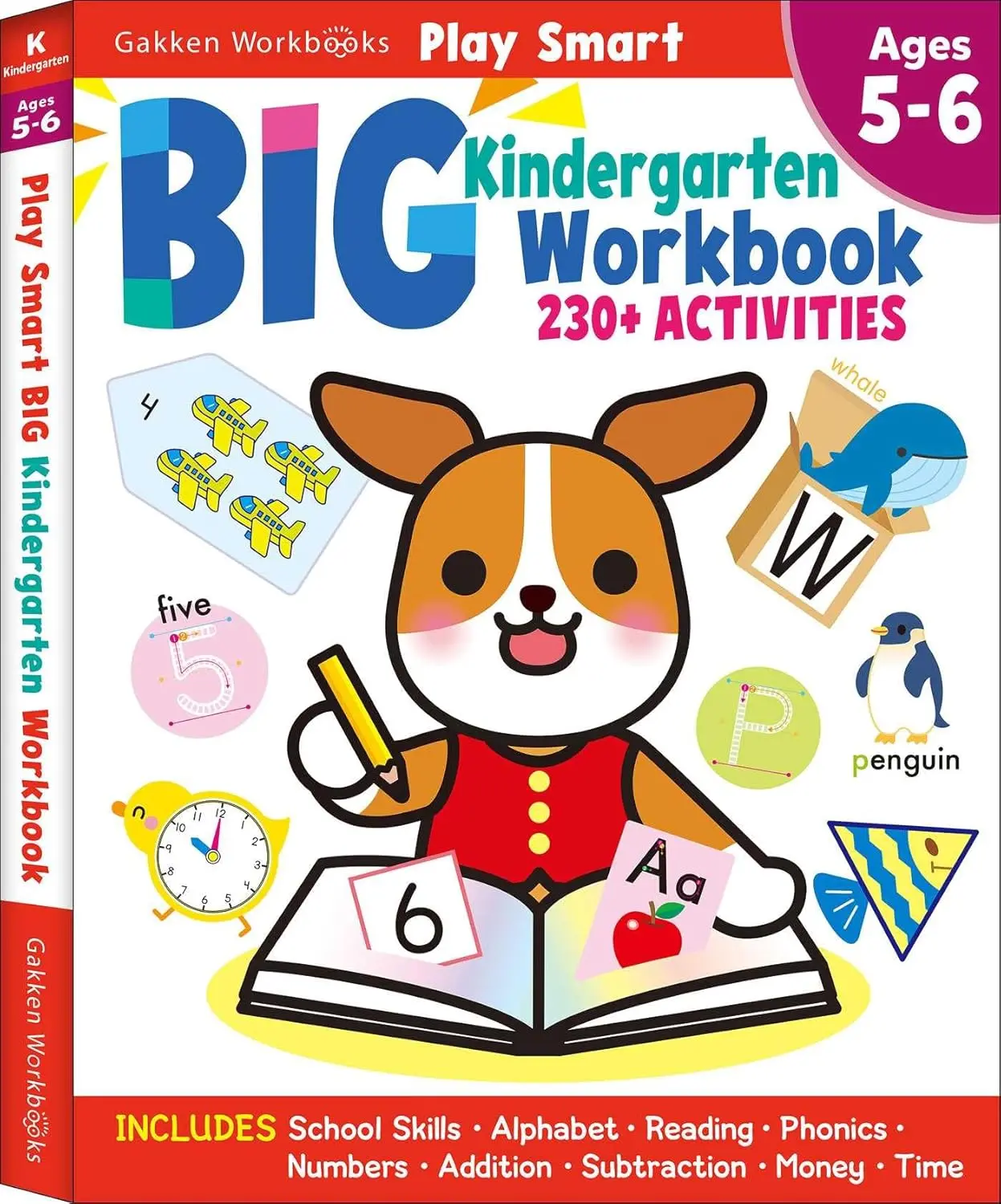 Play Smart Big Kindergarten Workbook Ages 5 to 6