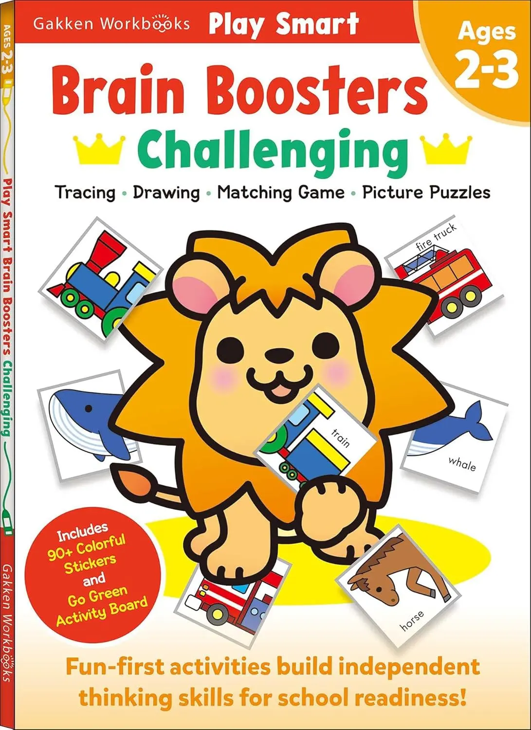 Play Smart Brain Boosters: Challenging - Age 2-3: Pre-K Activity Workbook