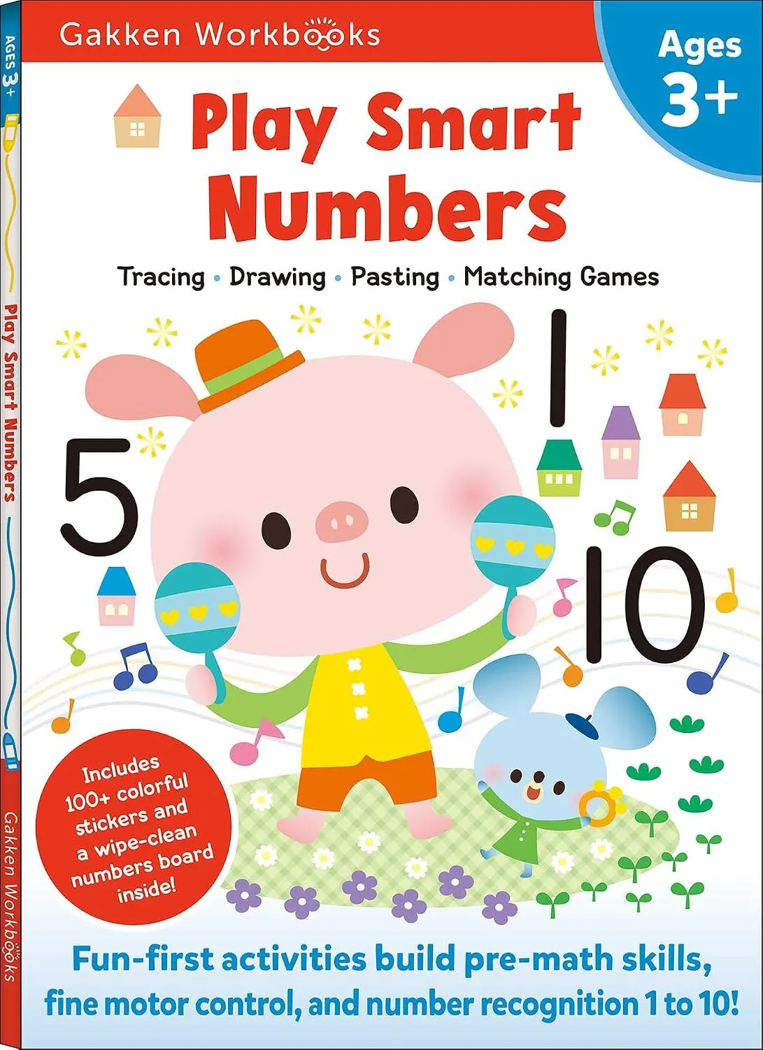 Play Smart Numbers Age 3+: Preschool Activity Workbook