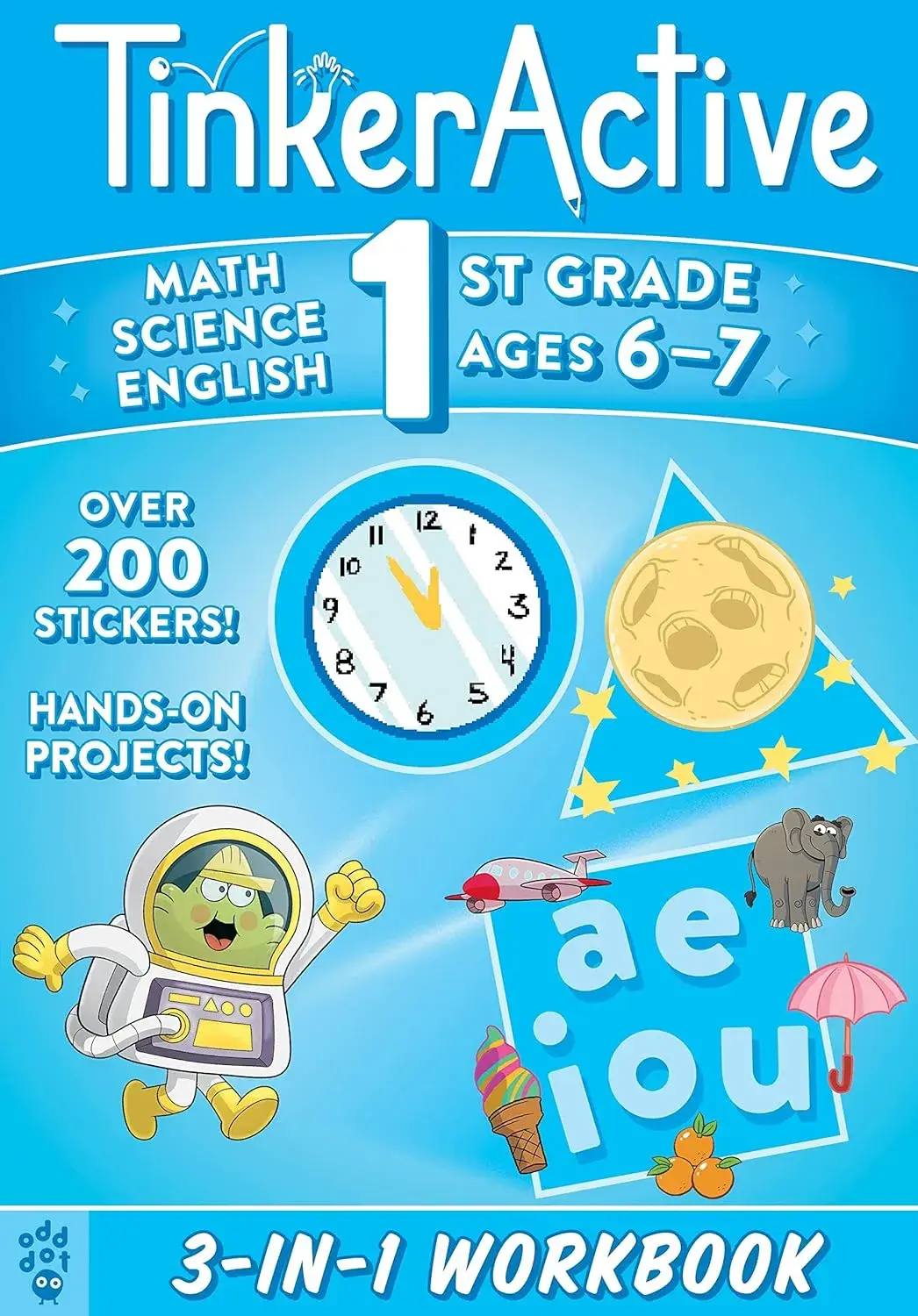 TinkerActive 1st Grade 3-in-1 Workbook